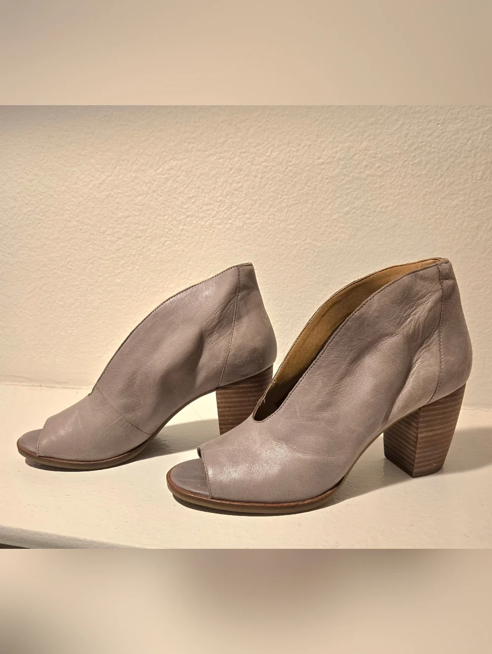 Lucky Brand Joal Titanium Open Toe Bootie - Picture 2 of 5